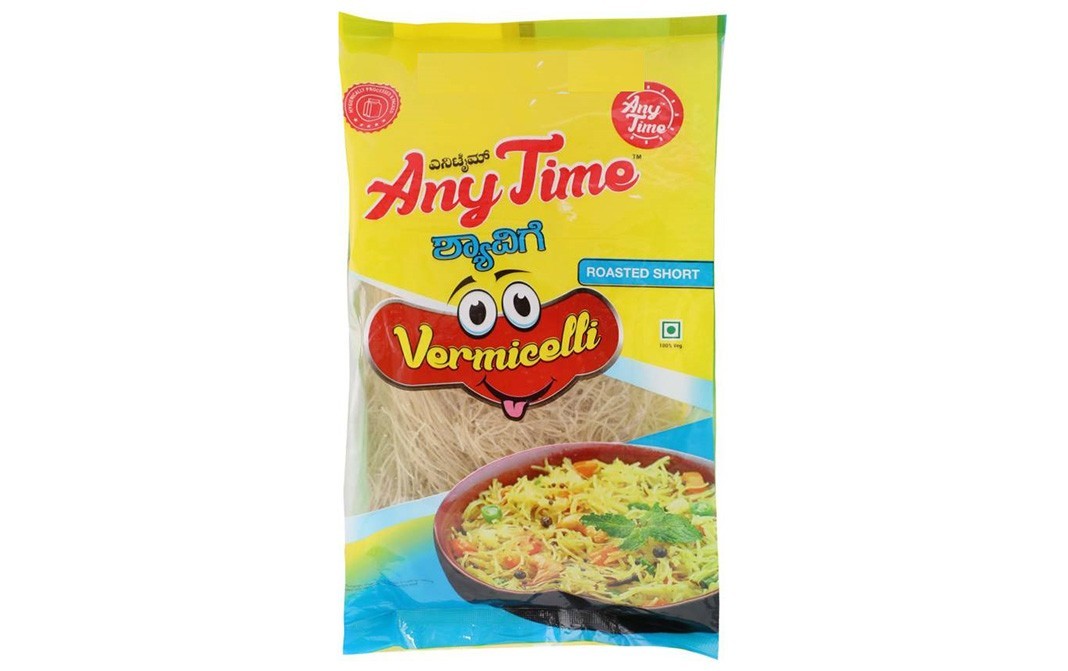 Any time Vermicelli (Roasted Short)   Pack  500 grams